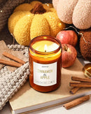 AOOVOO Apple Cinnamon Candles - 22 oz Scented Candles, Aromatherapy Candle, Soy Candle for Home Scented by CozyNest Decor