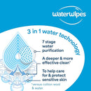 WaterWipes Sensitive+ Newborn & Baby Wipes, 3-In-1 Cleans, Cares, Protects, 99.9% Water, Unscented & Hypoallergenic, 1080 Count (18 Packs) by TinyTreasures Baby Boutique