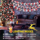 KNONEW 197FT 500 LED Christmas Lights Outdoor String Lights 8 Modes & Memory Fairy Light Plug in Waterproof LED String Lights for Xmas Yard Tree Wedding Party Holiday Decorations (Red and White) by GreenHaven Gardens