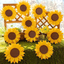 Paper Flowers Decorations for Wall, 3D Sunflower Party Decorations, Nursery Room Decor, Handmade Artificial Paper Flowers, Baby Showers Birthday Home Summer Party by CozyNest Decor