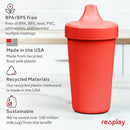 Re-Play Sippy Cups for Toddlers - 10 Oz. Reusable Spill Proof Cups for Kids, Dishwasher/Microwave Safe - Made in USA - Set of 3-3.13" x 6.25" - Patriotic by TinyTreasures Baby Boutique