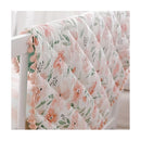 Crane Baby Padded Floor Mat, Pink Floral Nursery Decor, Activity Mat, 40" x 40", Baby Tummy Time, Baby Girl Nursery Essentials by TinyTreasures Baby Boutique