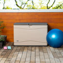 Lifetime 60103 Deck Storage Box, 80 Gallon, Desert Sand/Brown by GreenHaven Gardens