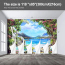 Landscape Lake Waterfall Wall murals Peel and Stick Wallpaper for Bedroom Living Room - 85"x118" by CozyNest Decor