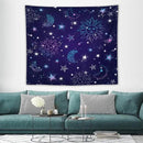 HZOHNAGO Boho Sun Moon Tapestry Purple Blue Sun Stars Galaxy Pattern Printed Wall Tapestry Wall Hanging for Bedroom Living Room Dorm 60" W x 50" H by CozyNest Decor