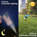 All-New Solar Spot Lights Outdoor Waterproof，20 LEDs Solar Tree Lights with 2 Modes,Landscape Spotlights for Pathway, Patio, Garden, Trees,Flag,Pool (4 Pack,White Light) by GreenHaven Gardens