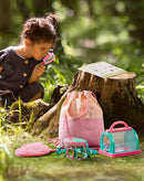 ROBUD Kids Explorer Kit, Bug Catcher Kit with Bag Kit, Pink Outdoor Exploration Set for Camping, Montessroi Toy for Kids Coming Closer to Nature，WRP28 by TinyTreasures Baby Boutique