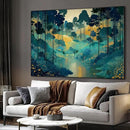 SIGNWIN 46"x60" Extra Large Framed Wall Art Whimsical Fantasy Forest, Vibrant Nature Landscape for Home Living Room Bedroom Decor (Frame Assembly Required) by CozyNest Decor