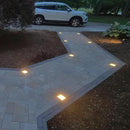 Paver Light 4×4 Inch (3.93 X 3.93 inch), Warm White 2700K Glare-Free Illumination for Driveways, Pathways, Pool Deck & Patios,12V AC/DC, Waterproof & Drive-Over Rated by CozyNest Decor