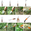 Gartden Tools, 10 Pcs Stainless Steel Garden Tools for Gardening with Non-Slip Ergonomic Handle, Garden Hand Tools with Tote Bag for Women, Men, Gift by GreenHaven Gardens