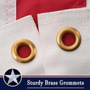 AZCOVER American Flag 4x6 FT US Flag for Outside Heavy Duty Nylon American Flags for Outdoor with Embroidered Stars Sewn Stipes and Brass Grommets United States Flag by GreenHaven Gardens