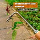 SHANFEEK Weed Puller Weeding Artifact Uprooting Weeding Tool Gardening Hand Tools 16-Inch Weed Remover Tool for Yard with Extended Hard Solid Wood Handle(V-Type) by GreenHaven Gardens