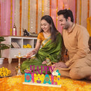 COCHIE Metal Happy Diwali Sign, Indian Festival of Light Table Centerpieces Decorations for Home, Office, Shelf, Mantel, Indoor, Traditional Party Supplies Decor (Diwali) by CozyNest Decor