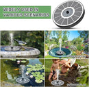 Solar Fountain Upgraded High Efficiency Glass Solar Panel, Solar Bird Bath Fountains with Flower No Battery,Solar Water Pump Fountain for Bird Bath Garden Small Ponds Outdoor Décor(White) by GreenHaven Gardens