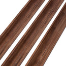 36 Inch Picture Ledge Shelf Rustic Wall Mount Light Walnut Long Narrow Picture Shelves Storage for Books Toys Music Albums Green Plants-Photo Ledge Shelf Set of 3 Mounting Hardware Include by TinyTreasures Baby Boutique