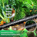 Lefree Soaker Hose 50 FT for Garden Irrigation, Soaker Hose for Lawn and Flower Beds, 2024 Upgraded Flat Soaker Hose Saves 80% Water, Flexible Durable Drip Hose for Trees, Shrubs.(25FT*2Pack) by GreenHaven Gardens
