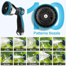 Retractable Garden Hose Reel - 5/8 inch x 90 ft Wall Mounted Hose Reel with 10 Pattern Nozzle & Any Length Lock, Heavy Duty Water Hose Supports Automatic Rewind & 180° Swivel, Black by GreenHaven Gardens