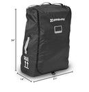 UPPAbaby Travel Bag for Vista and Cruz Strollers - Includes TravelSafe Program Coverage, Inner Wheel Bag and Storage Pocket - Smooth Wheels, Handles + Durable Design by TinyTreasures Baby Boutique