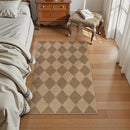 Lahome Checkered Easy Jute Rug, 2x3 Entryway Rug Indoor Outdoor Front Door Mat, Farmhouse Neutral Non Slip Non Shedding Washable Kitchen Mats for Floor Foyer by CozyNest Decor