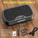 Vibration Plate Exercise Machine for Lymphatic Drainage, 2025 Advanced Triple Motors Vibrating Equipment for Weight Loss, Whole Body Workout with Magnetic Acupoints, Gym Home Shake Board for Fitness by CozyNest Decor