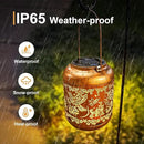 2Pack Hummingbird Solar Lanterns Outdoor Hanging Waterproof Hummingbird Garden Decor Christmas Gifts for Women Mom Grandma Metal Solar Lights Decoration Outside for Yard, Patio,Pathway Landscape by GreenHaven Gardens