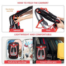 Baby Shoulder Carrier Baby Hiking Backpack Carrier with Rain Cover Sun Shade for Child Safe Backrest and Toddler Ergonomic Seat Holds 40 Pound for Children Between 6 Months-3 Years Old Babies by TinyTreasures Baby Boutique