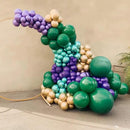 130pcs Dark Green Balloons Different Sizes 18" 12" 10" 5" Hunter Green Balloons for Birthday Dinosaur Baby Shower St. Patrick's Day Summer Jungle Forest Safari Party Decorations by CozyNest Decor