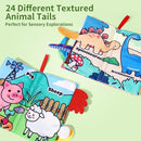 4 Pack Baby Books 0-6 Months, 4PCS Crinkle Books for Babies, Touch and Feel Sensory Books for Babies, Infant Toys 0-6 Months, Soft Fabric Toy Shower Gift, Baby Crinkle Book - 4 Pack Blue by TinyTreasures Baby Boutique