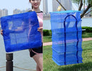 Hwayslon Hanging Drying Net Foldable Drying Rack Net Dryer 19.7"x19.7"x37.4" 6 Layer Folding Fish Mesh Collapsible Dry Net with Zippers for Fish Vegetables Drying Seeds Fruit Herb by CozyNest Decor