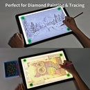 TOHETO Rechargeable A4 Light Board with Stand, Super Bright Magnetic Light Pad with Side Buttons, Wireless Light Box for Tracing and Drawing, Cordless LED Light Table for Diamond Painting, Sketching by TinyTreasures Baby Boutique