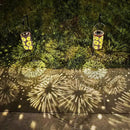 Mothers Day Gifts, 2 Pack Fireworks Solar Lanterns Outdoor Hanging Lantern Lights, Waterproof LED Garden Decorative Light for Patio Yard Pathway Lawn Front Porch Tree by GreenHaven Gardens