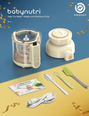 Auto Baby Food Maker, Glass Baby Food Mills, Baby Blender & Steamer and Puree Maker with Auto Cooking, Easy Cleaning, Dishwasher Safe, Cook at Home, Touch Screen Control by TinyTreasures Baby Boutique