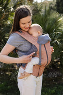 Beco Baby Carrier 8 Hybrid Newborn to Toddler (7-45lbs) - All in 1 Mesh Backpack, Front and Hip Carrier with Adjustable Seat - Cooling Ergonomic Carrier (Rose Love) by TinyTreasures Baby Boutique