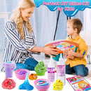 Ice Cream DIY Slime Kit for Girls, Glimmer Crunchy, Confetti Slime Making Kit for Girls, Butter, Foam, Cloud Slime with Add-ins, Foam Balls, Charms, Party Favors Gift Toys for Kids 6-12 by TinyTreasures Baby Boutique