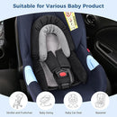 COOLBEBE Upgraded 3-in-1 Babybody Support & Strap Covers Set for Newborn Infant - Extra Soft Car Seat Insert Cushion Pad, Perfect for Carseats, Strollers, Swing, Black by TinyTreasures Baby Boutique