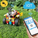 OSOYOO Building Block Robot car kit for Arduino as STEM Toy Gift for Kids Teenagers Adults to Learn Program Electronic Circuits, WiFi IOT Mechanical by TinyTreasures Baby Boutique