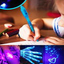 Invisible Ink Pen 24Pcs Spy Pen with UV Light Magic Marker Kid Pens for Secret Message and Birthday Party,Writing Secret Message for Easter Day Halloween Christmas Party Bag Gift by TinyTreasures Baby Boutique