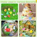100PCS Luminous Mini Resin Dinosaur Glow in The Dark, 28 Styles Tiny Animals for Hide Garden Micro Landscape Dollhouse Decor Craft by GreenHaven Gardens