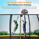 Tatub Large Trampolines Outdoor 10 12 14 15 16FT for Kids and Adults,Outdoor Recreational Pumpkin Trampolines with Curved Poles and Safety Enclosure Net, Basketball Hoop, Ladder by TinyTreasures Baby Boutique