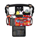 TOPDesign Universal Baby Stroller Organizer, Stroller Caddy with Detachable Mesh Bag & Heightened Insulated Cup Holders & Non-Slip Secure Hooks Accessories, Fits Most Strollers (Zoo 3) by TinyTreasures Baby Boutique