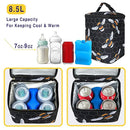 Breastmilk Cooler Bag with Ice Pack Fits 4 Baby Bottles Up to 9 Ounce Insulated Baby Bottle Bag Breast Milk Cooler on The Go with Strap Baby Bottle Cooler Bag for Nursing Mom Daycare or Travel by TinyTreasures Baby Boutique