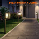 Solar Lights Outdoor Pathway 6 Pack, Solar Pathway Lights Outdoor 24" Tall Bright Auto On/Off Waterproof Garden Landscape Lighting for Path, Yard, Walkway, Driveway, Outside Decor Father's Day by CozyNest Decor