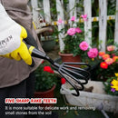 Garden Rake - Kemaier Stainless Steel Hand Cultivator for Heavy-Duty Soil Loosening, Planting, and Weed Removal by GreenHaven Gardens