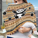 Binienty Breathable Car Seat Covers for Babies Newborns,Aztec Nation Panda Pattern Nursing Cover Breastfeeding Scarf Breathable Stroller Cover for Sun by TinyTreasures Baby Boutique