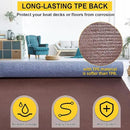 Marine Carpet,6 FT x 14 FT Blue-Gray Indoor Outdoor Carpet 0.2" Thick Boat Carpet with Water-Proof TPE Backing, Non-Slide Outdoor Marine Carpet Roll for Home, Patio, Porch, Deck by CozyNest Decor
