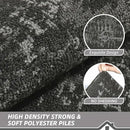 BEQHAUSE Dirt Trapper Door Mat 20"x32" Non-Slip Door Mats Washable Entryway Rugs Stain Resistant Doormat Absorbent Welcome Floor Mat for Front Back Door, Muddy Wet Shoes & Paws,Dark Grey by CozyNest Decor