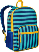 Wildkin ECO rPET Kids Backpack – Recycled, Padded, Adjustable for School & Travel – Blue Stripes by TinyTreasures Baby Boutique