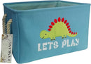 FANKANG Rectangular Laundry Basket Nursery Storage Fabric Storage Bin Storage Hamper,Gift Baskets (Single Dinosaur) by TinyTreasures Baby Boutique