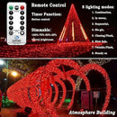 KNONEW 600ft 1500 LED String Lights Outdoor Christmas Lights 8 Modes & Timer Fairy Light Plug in Waterproof LED String Lights for Xmas Yard Tree Wedding Party Holiday Decorations (Red) by GreenHaven Gardens