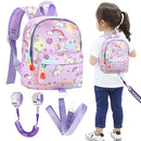 Accmor Toddler Harness Backpack Leash, Mini Unicorn Backpacks with Anti Lost Wrist Link, Cute Child Backpack Walking Leashes Keep Kids Close Rope Tether Rein for Baby Girls to Outdoor Travel by TinyTreasures Baby Boutique